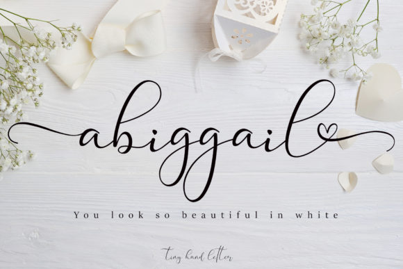 Abiggail Font for Handmade Branding