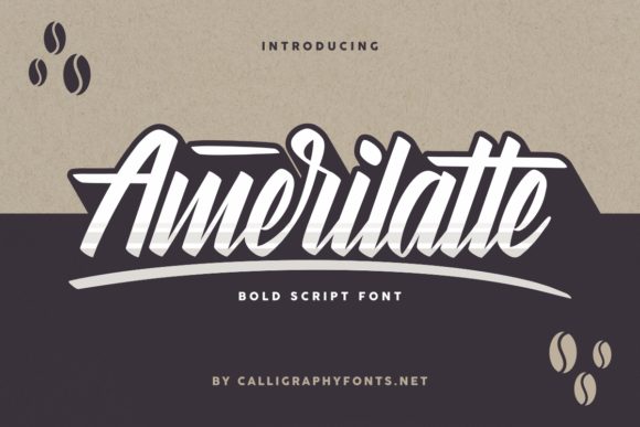 Amerilatte: A Bold Handwritten Font for Editors