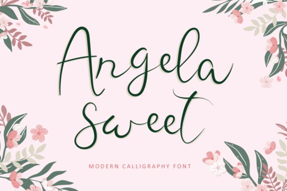 Angela Sweet: The Elegant Script Typeface for Editorial Design
