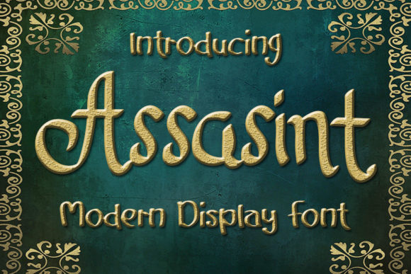Assasint Typeface for Editorial Elegance