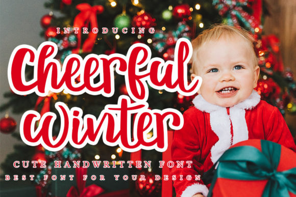 Beautiful Winter Font for Campaign Design