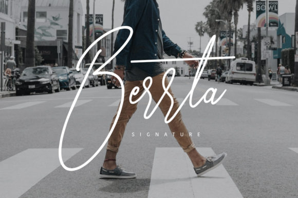 Berrta: A Script Handwritten Font for Digital Branding