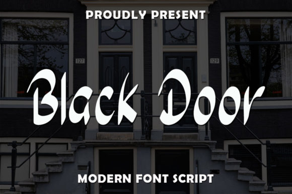 Black Door: A Warm Script Font for Editorial Design