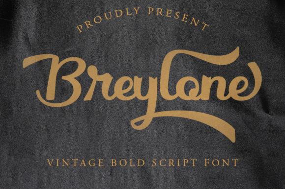 Breylone: A Bold Vintage Script Font for Editorial Design