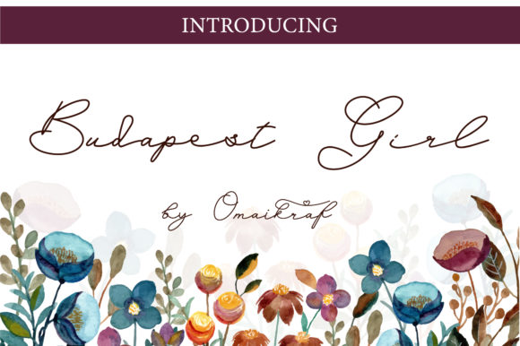 Budapest Girl: A Delicate Handwritten Typeface for Makers