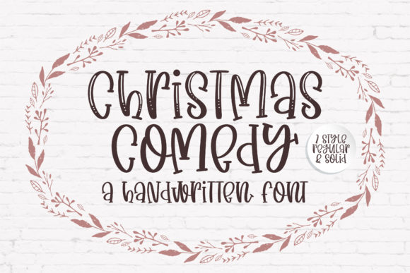 Christmas Comedy Font for Editorial Design