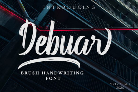 Debuar: A Flowing Script Handwritten Font for Editorial Design