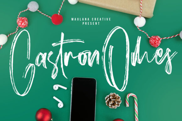Gastronomes: A Hand-Brushed Font for Digital Branding