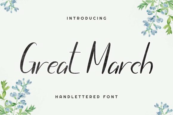 Great March: The Sweet Script Font for Digital Brands