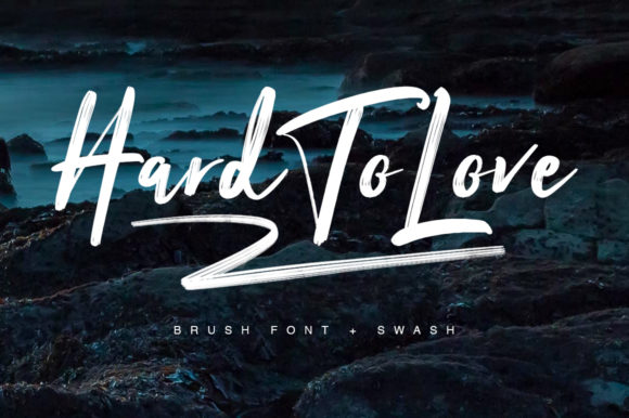 Hard to Love: A Brushed Handwritten Typeface for Editorial Design