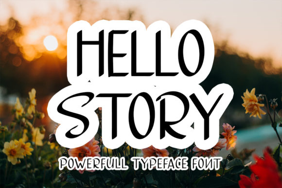 Hello Story: A Handwritten Font for Editorial Design
