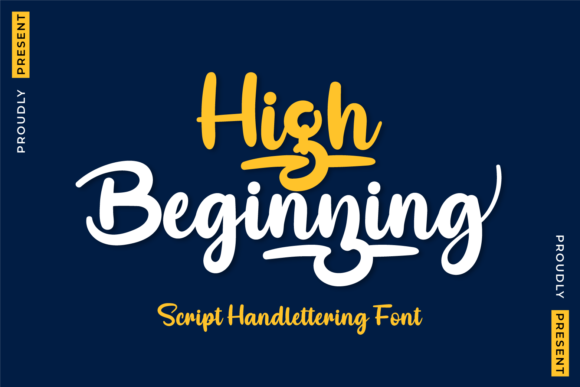 High Beginning Font for Elegant Branding