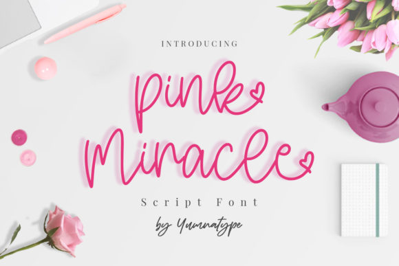 Pink Miracle: A Friendly Script Font for Branding