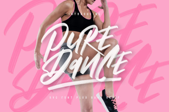 Pure Dance Font for Handmade Crafters