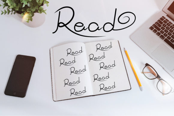 Read: A Delicate Handwritten Font for Editorial Design