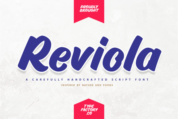 Reviola: The Bold Script Font for Branding
