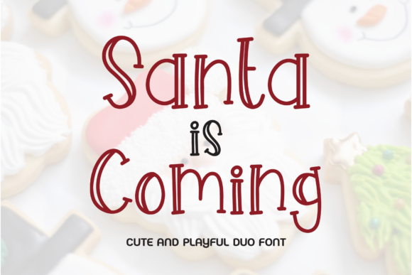 Santa is Coming: A Playful Handwritten Font for Makers