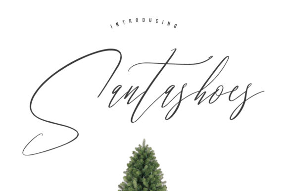 Santashoes: A Charming Script Font for Elegant Brands
