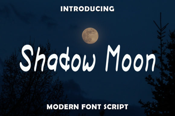 Shadow Moon: A Handwritten Font for Modern Brands