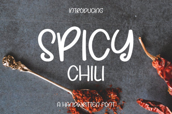 Spicy Chili Font for Handmade Crafters