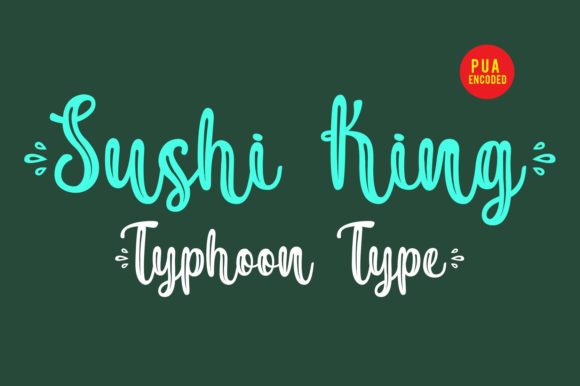 Sushi King Handwritten Font for Modern Branding