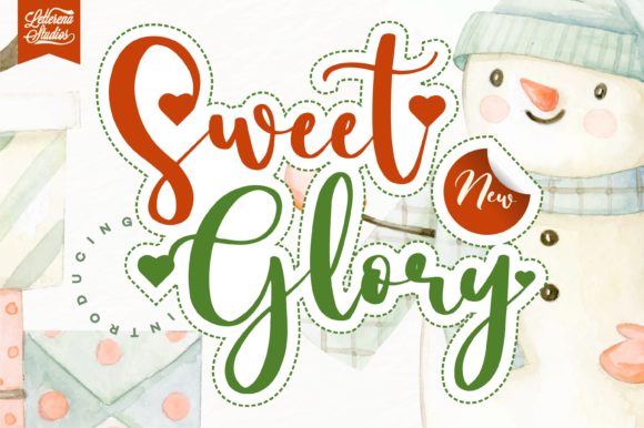 Sweet Glory: The Elegant Script Font for Editorial Design