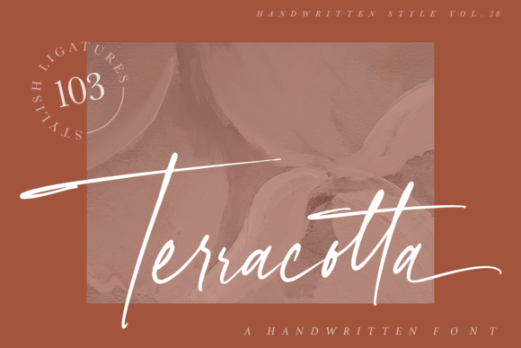 Terracotta: A Balanced Script Handwritten Font for Editors
