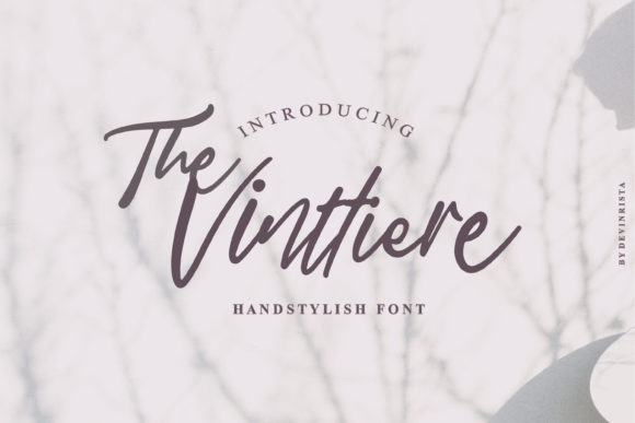 The Vinttiere: A Modern Script Font for Marketers