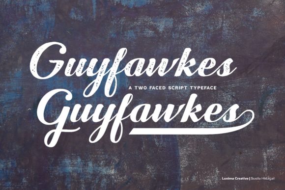 Using Guyfawkes Typeface for Warm Branding